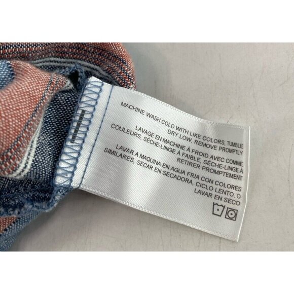 AG Adriano Goldschmied Striped Cotton Tir Waist Dress Size XS Preppy, FLAW - Picture 6 of 15